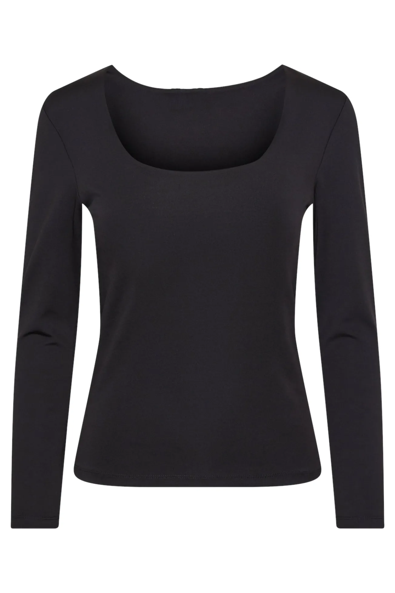 Camiseta básica escote reversible