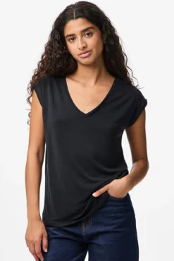 Camiseta básica fluida