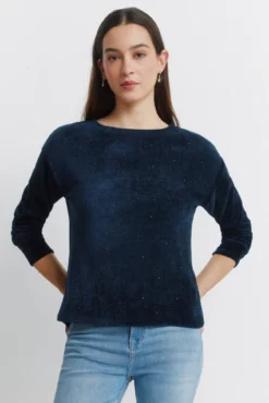 Camiseta chenilla tachas