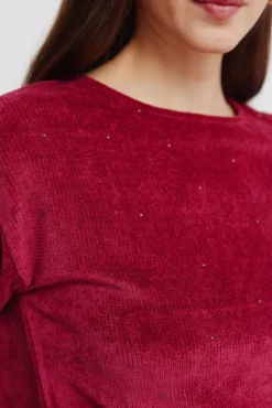 Camiseta chenilla tachas