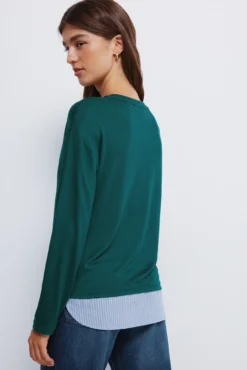 Camiseta combinada