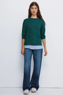 Camiseta combinada