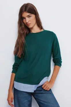 Camiseta combinada