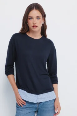 Camiseta combinada