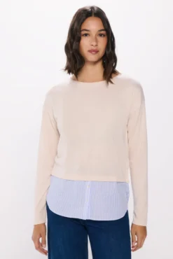 Camiseta combinada