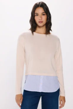 Camiseta combinada