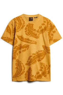 Camiseta con estampado sobreteñido Vintage