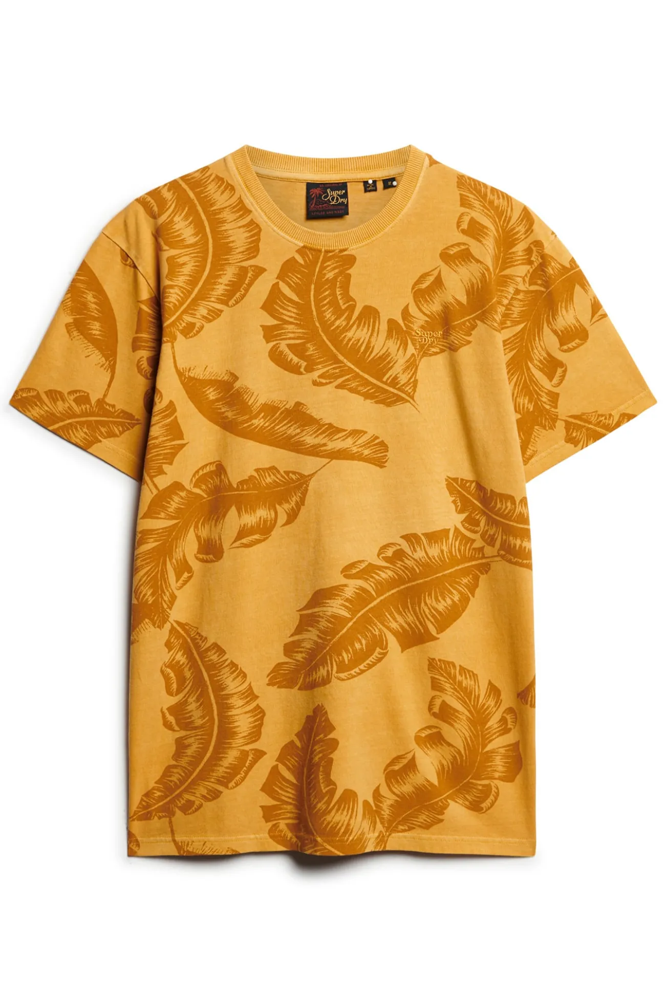 Camiseta con estampado sobreteñido Vintage