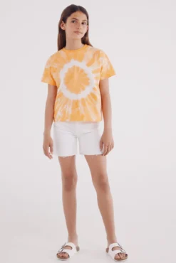 Camiseta corazón niña