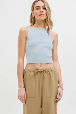 Camiseta Crop ajustada