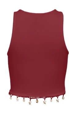 Camiseta crop sin mangas