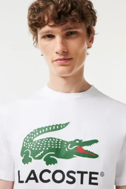 Camiseta de algodón con estampado Signature