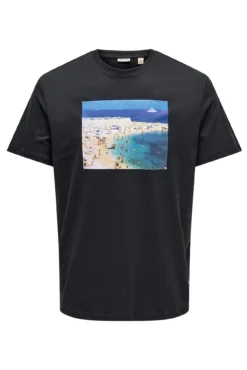 Camiseta de hombre regular fit. 100% algodón orgánico.