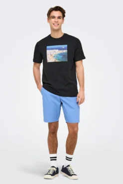 Camiseta de hombre regular fit. 100% algodón orgánico.