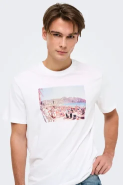 Camiseta de hombre regular fit. 100% algodón orgánico.