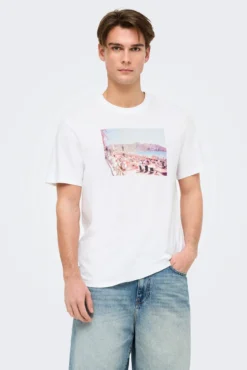 Camiseta de hombre regular fit. 100% algodón orgánico.