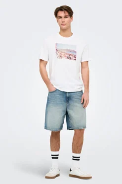Camiseta de hombre regular fit. 100% algodón orgánico.