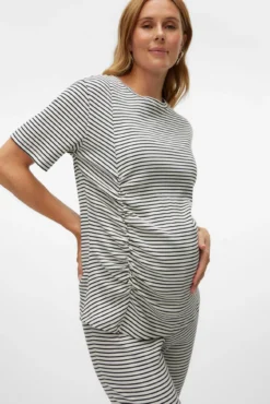 Camiseta de manga corta maternity