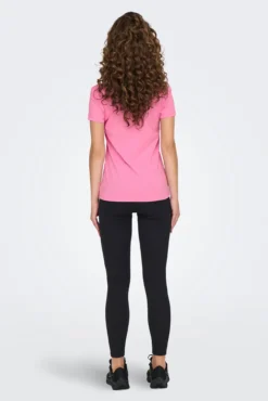 Camiseta de manga corta y cuello redondo
