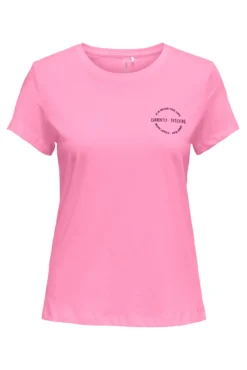 Camiseta de manga corta y cuello redondo