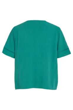 Camiseta de mujer manga corta calados