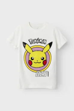 Camiseta de niña de POKÉMON de manga corta con lentejuelas