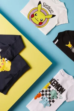 Camiseta de niña de POKÉMON de manga corta con lentejuelas