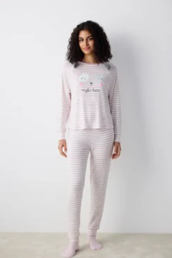 Camiseta de pijama manga larga