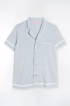 Camiseta de pijama maternity encaje