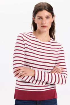 Camiseta de rayas calidad heavy cotton de manga larga