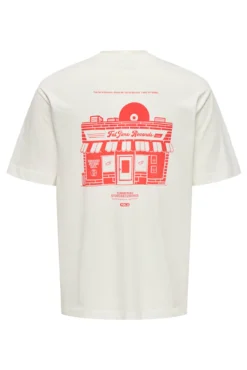 Camiseta dibujo trasero