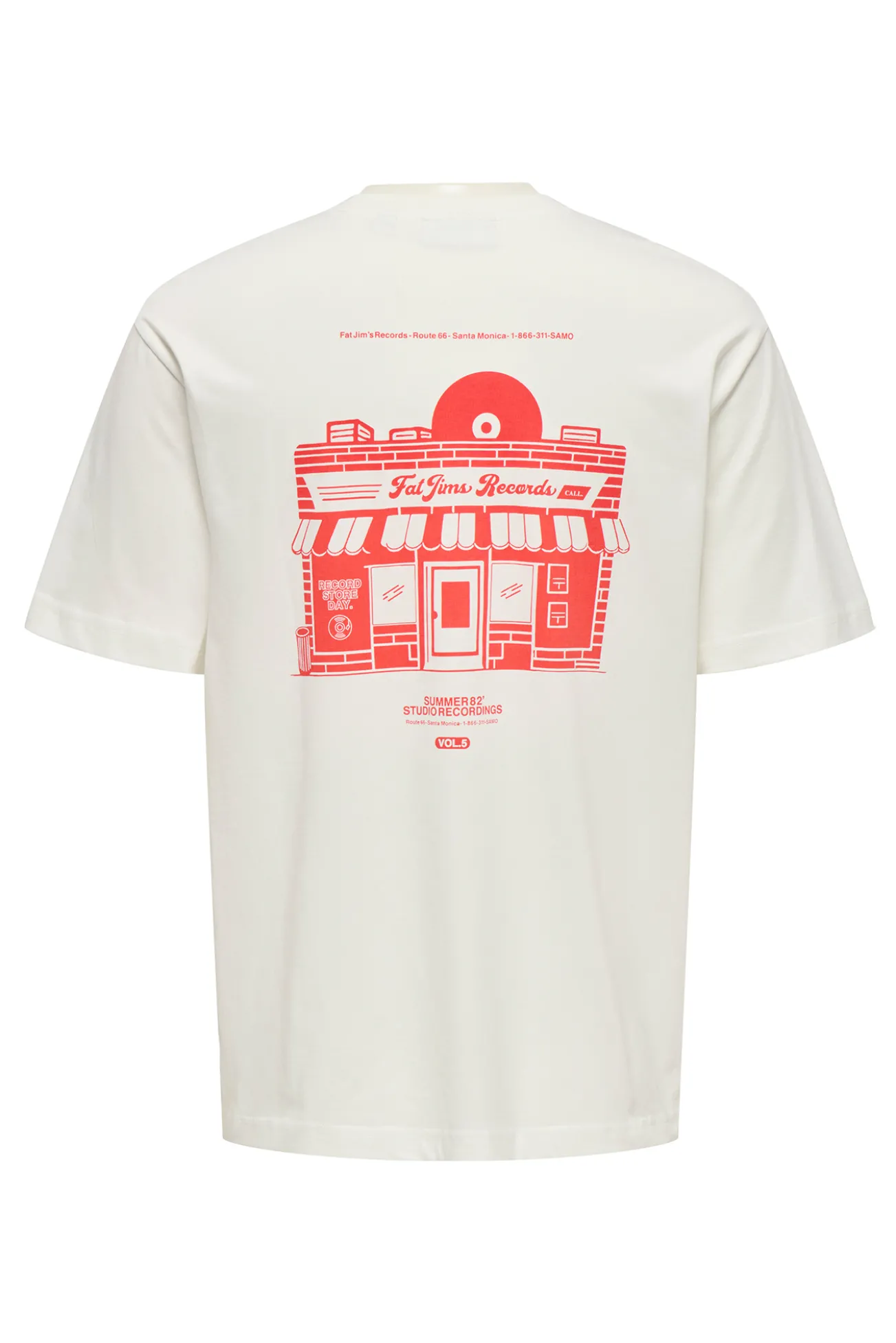 Camiseta dibujo trasero