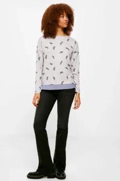 Camiseta Estampada Bimateria