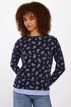 Camiseta estampada combinada