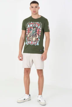 Camiseta estampada de manga corta