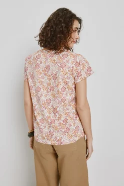 Camiseta estampada manga corta