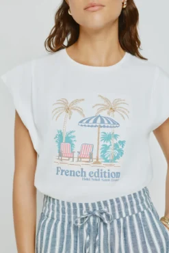Camiseta estampada manga corta
