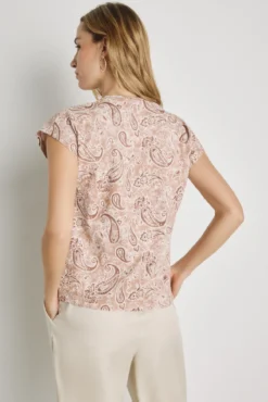 Camiseta estampada manga corta