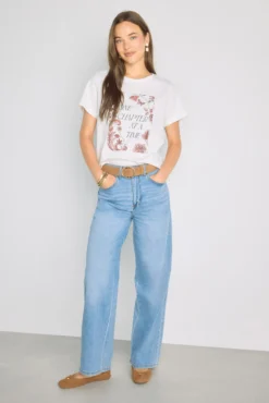 Camiseta estampada manga corta