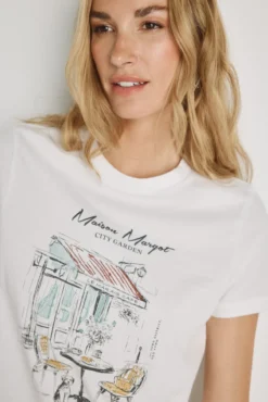Camiseta estampada manga corta