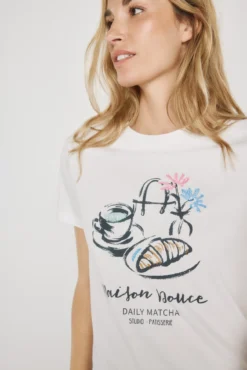 Camiseta estampada manga corta