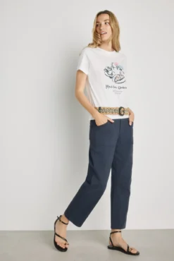 Camiseta estampada manga corta