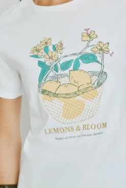 Camiseta estampada manga corta