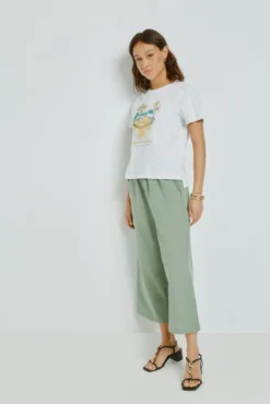 Camiseta estampada manga corta