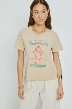 Camiseta estampada manga corta