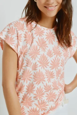 Camiseta estampada manga corta
