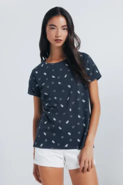 Camiseta estampada motivos pequeños