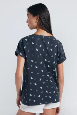 Camiseta estampada motivos pequeños