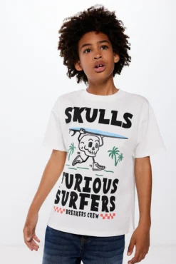 Camiseta "furious surfers" niño