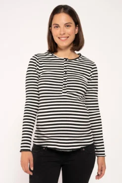 Camiseta Lactancia Canalé A Rayas